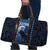 Estonia Travel Bag Night Wolf With Pattern - Wonder Print Shop