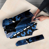 Estonia Umbrella Night Wolf With Pattern - Wonder Print Shop