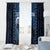 Estonia Window Curtain Night Wolf With Pattern - Wonder Print Shop