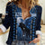 Personalized Estonia Women Casual Shirt Night Wolf With Pattern - Wonder Print Shop