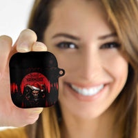 Merry Krampus AirPods Case Dark Grunge Christmas - Wonder Print Shop