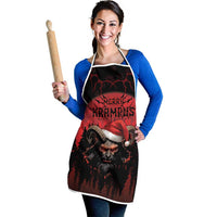 Merry Krampus Apron Dark Grunge Christmas - Wonder Print Shop