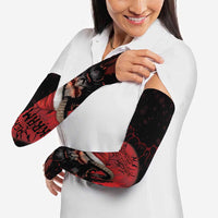 Merry Krampus Arm Sleeves Dark Grunge Christmas - Wonder Print Shop