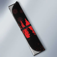 Merry Krampus Auto Sun Shade Dark Grunge Christmas - Wonder Print Shop