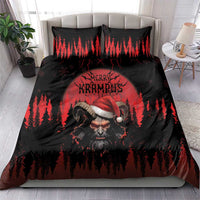 Merry Krampus Bedding Set Dark Grunge Christmas - Wonder Print Shop
