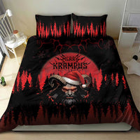 Merry Krampus Bedding Set Dark Grunge Christmas - Wonder Print Shop