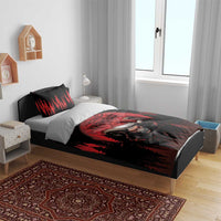 Merry Krampus Bedding Set Dark Grunge Christmas - Wonder Print Shop