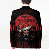 Merry Krampus Blazer Dark Grunge Christmas - Wonder Print Shop