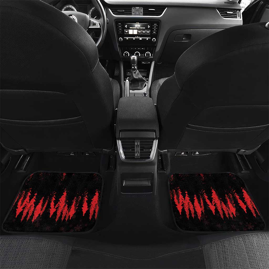 Merry Krampus Car Mats Dark Grunge Christmas - Wonder Print Shop