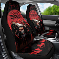 Merry Krampus Car Seat Cover Dark Grunge Christmas - Wonder Print Shop