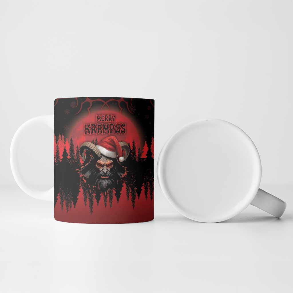 Merry Krampus Ceramic Mug Dark Grunge Christmas - Wonder Print Shop