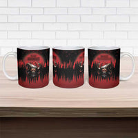 Merry Krampus Ceramic Mug Dark Grunge Christmas - Wonder Print Shop