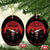 Merry Krampus Ceramic Ornament Dark Grunge Christmas - Wonder Print Shop
