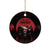 Merry Krampus Ceramic Ornament Dark Grunge Christmas - Wonder Print Shop