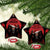 Merry Krampus Ceramic Ornament Dark Grunge Christmas - Wonder Print Shop
