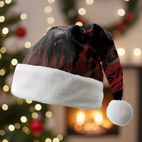 Merry Krampus Christmas Santa Hat Dark Grunge Christmas - Wonder Print Shop
