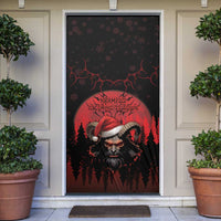 Merry Krampus Door Cover Dark Grunge Christmas - Wonder Print Shop