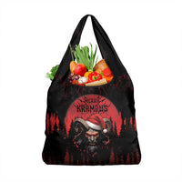 Merry Krampus Grocery Bag Dark Grunge Christmas - Wonder Print Shop