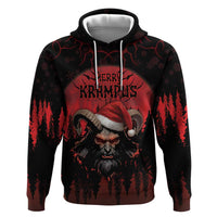 Merry Krampus Hoodie Dark Grunge Christmas - Wonder Print Shop
