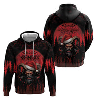 Merry Krampus Hoodie Dark Grunge Christmas - Wonder Print Shop