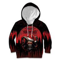 Merry Krampus Kid Hoodie Dark Grunge Christmas - Wonder Print Shop