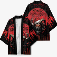 Merry Krampus Kimono Dark Grunge Christmas - Wonder Print Shop