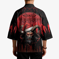 Merry Krampus Kimono Dark Grunge Christmas - Wonder Print Shop