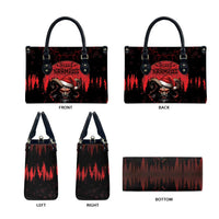 Merry Krampus Leather Bag Dark Grunge Christmas - Wonder Print Shop