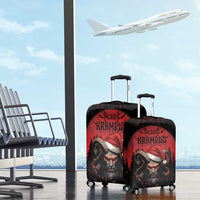 Merry Krampus Luggage Cover Dark Grunge Christmas - Wonder Print Shop