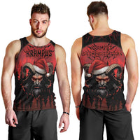 Merry Krampus Men Tank Top Dark Grunge Christmas - Wonder Print Shop