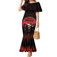 Merry Krampus Mermaid Dress Dark Grunge Christmas - Wonder Print Shop