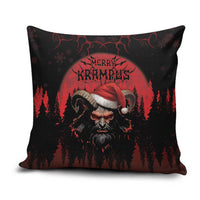 Merry Krampus Pillow Cover Dark Grunge Christmas - Wonder Print Shop