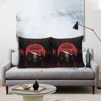 Merry Krampus Pillow Cover Dark Grunge Christmas - Wonder Print Shop