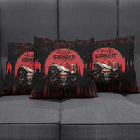 Merry Krampus Pillow Cover Dark Grunge Christmas - Wonder Print Shop
