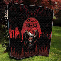 Merry Krampus Quilt Dark Grunge Christmas - Wonder Print Shop