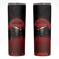 Merry Krampus Skinny Tumbler Dark Grunge Christmas - Wonder Print Shop