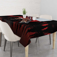 Merry Krampus Tablecloth Dark Grunge Christmas - Wonder Print Shop