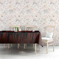 Merry Krampus Tablecloth Dark Grunge Christmas - Wonder Print Shop