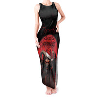 Merry Krampus Tank Maxi Dress Dark Grunge Christmas - Wonder Print Shop