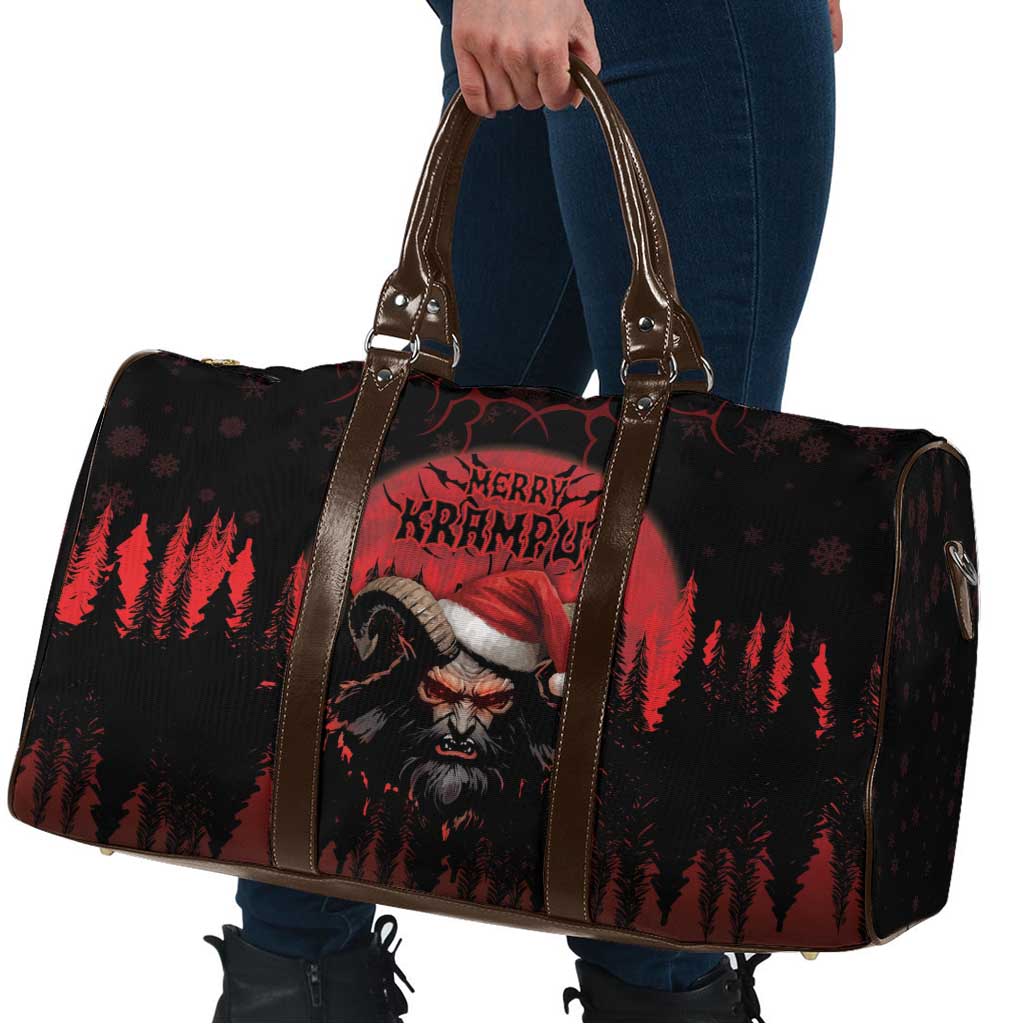 Merry Krampus Travel Bag Dark Grunge Christmas - Wonder Print Shop