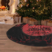 Merry Krampus Tree Skirt Dark Grunge Christmas - Wonder Print Shop
