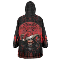 Merry Krampus Wearable Blanket Hoodie Dark Grunge Christmas - Wonder Print Shop