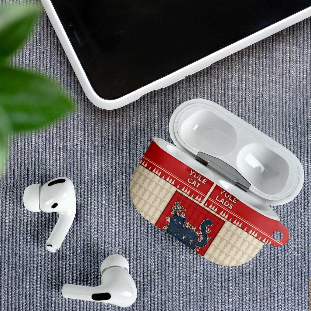 Yule Cat And Yule Lads AirPods Case Cute Retro Style - Wonder Print Shop