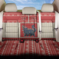 Yule Cat And Yule Lads Back Car Seat Cover Cute Retro Style - Wonder Print Shop