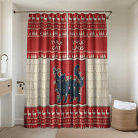 Yule Cat And Yule Lads Bathroom Set Cute Retro Style - Wonder Print Shop