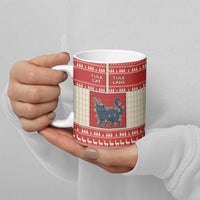 Yule Cat And Yule Lads Ceramic Mug Cute Retro Style - Wonder Print Shop