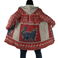 Yule Cat And Yule Lads Cloak Cute Retro Style - Wonder Print Shop