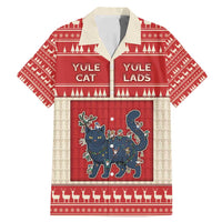 Yule Cat And Yule Lads Family Matching Mermaid Dress and Hawaiian Shirt Cute Retro Style - Wonder Print Shop