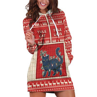 Yule Cat And Yule Lads Hoodie Dress Cute Retro Style - Wonder Print Shop