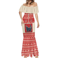 Yule Cat And Yule Lads Mermaid Dress Cute Retro Style - Wonder Print Shop
